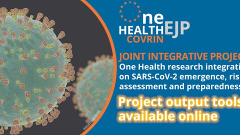 COVRIN project tools promotional banner with text explaining the project and an image of Coronavirus
