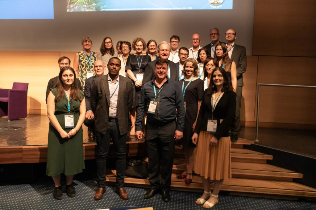 final meeting group photo with members of the project management, coordination, communications and science to policy teams taken inside the venue